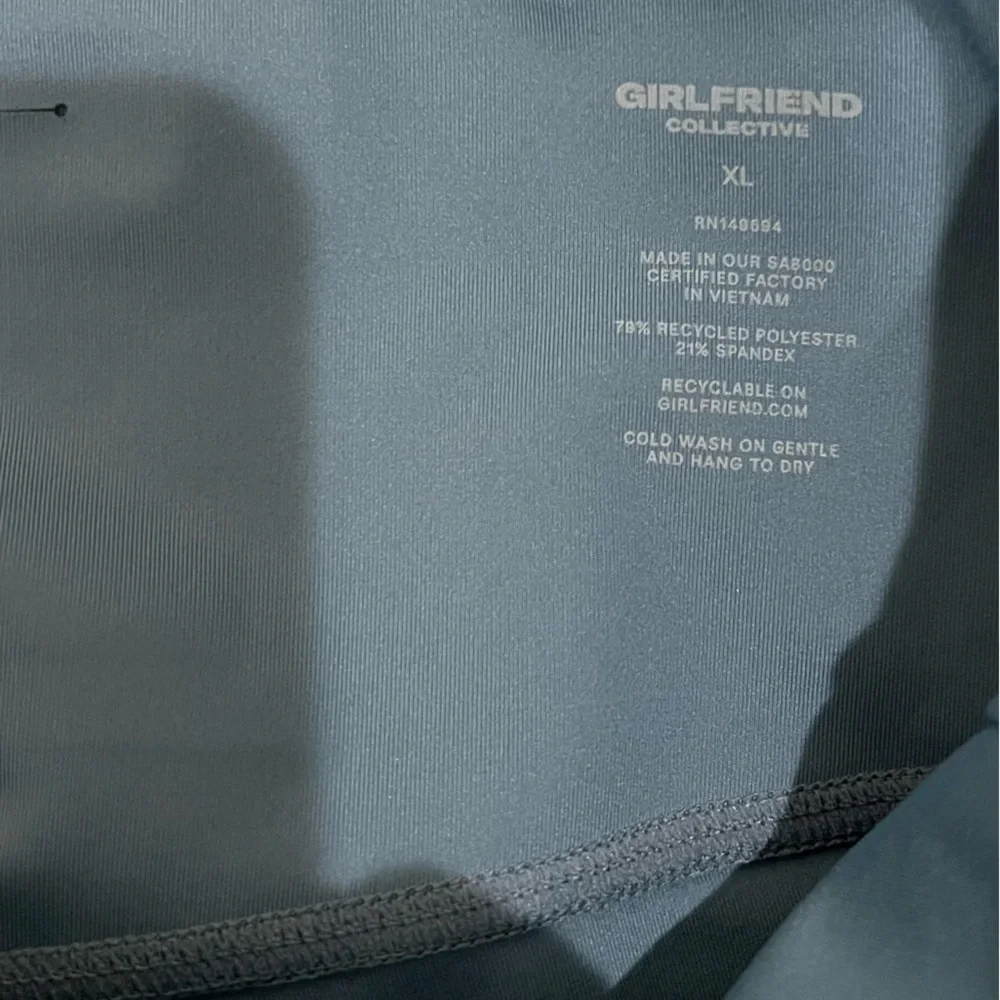 Girlfriend‎ Collective Blue Leggings Activewear Yoga